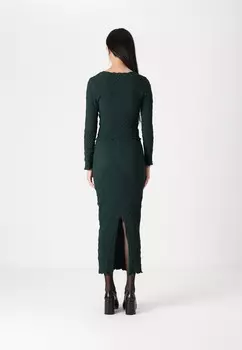 Юбка-карандаш ONLVELLA SKIRT ONLY, темно-зеленый