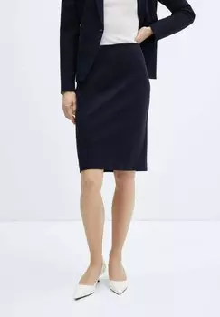 Юбка-карандаш PALOMA Mango, цвет dunkles marineblau