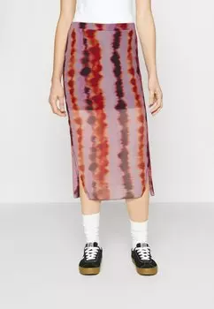 Юбка-карандаш PCKAYLEE SKIRT Pieces, цвет орхидеи/мульти