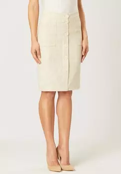 Юбка-карандаш QUIOSQUE, кремовый