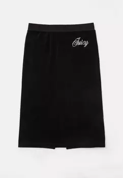 Юбка-карандаш ROSE COLUMN SKIRT Juicy Couture, черный