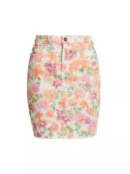 Юбка-карандаш с цветочным принтом Jen7