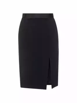 Юбка-карандаш с разрезом Dolce&Gabbana, черный