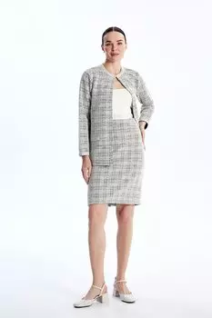 Юбка-Карандаш с завышенной талией Lc Waikiki, белый