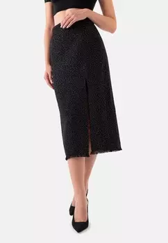 Юбка-карандаш SIDE SLITS Just Like You, черный