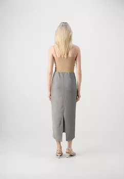 Юбка-карандаш SOFT SKIRT Gina Tricot, коричневый