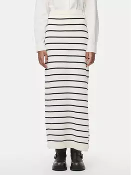 Юбка-Карандаш стандартного кроя Pieces, белый