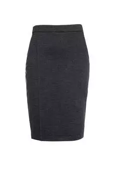 Юбка-Карандаш стрейч антрацит Conquista, серый