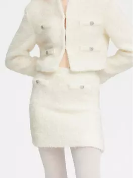 Юбка-карандаш свободного кроя Gestuz, экрю