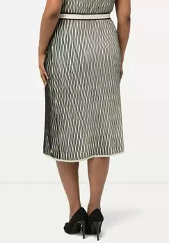 Юбка-карандаш TEXTURED BLEND ELASTIC WAIST Ulla Popken, белый