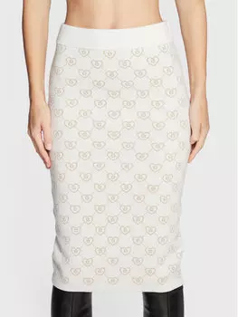 Юбка-карандаш узкого кроя Blugirl Blumarine, белый