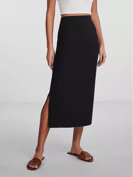 Юбка-карандаш узкого кроя Pieces, черный