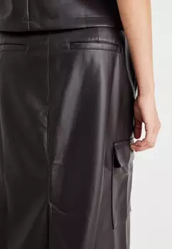 Юбка-карандаш VEGAN UTILITY MIDI SKIRT GAP, темно-коричневый