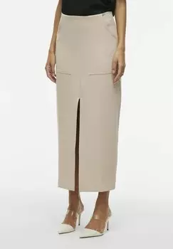 Юбка-карандаш VILA, бежевый