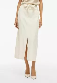 Юбка-карандаш VIPRISILLA MIDI VILA, кремовый
