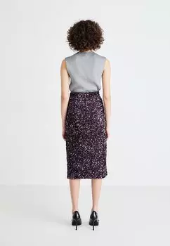 Юбка-карандаш VMBELLA MIDI SKIRT Vero Moda, темно-фиолетовый