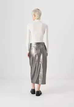 Юбка-карандаш VMCAMILLA MIDI SKIRT Vero Moda, темно-серый