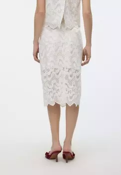 Юбка-карандаш VMHANNE SKIRT Vero Moda, белый