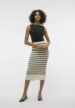 Юбка-карандаш Vmsaba Mittlere Taille Midi Vero Moda, берёза
