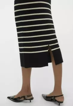 Юбка-карандаш VMSABA MITTLERE TAILLE MIDI Vero Moda, черный