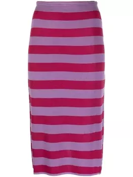 Юбка-карандаш в полоску Baum Und Pferdgarten, фиолетовый