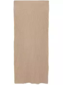 Юбка-карандаш в рубчик James Perse, нейтральный