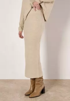 Юбка-карандаш WAFFLE Apricot, серый