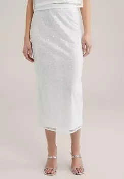 Юбка-карандаш WE Fashion, белый