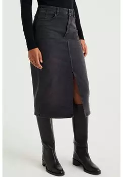 Юбка-карандаш WE Fashion, серый