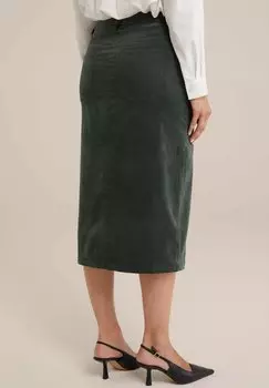 Юбка-карандаш WE Fashion, зеленый