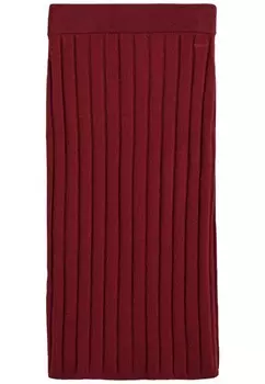 Юбка-карандаш WIDE RIBBED GANT, красный
