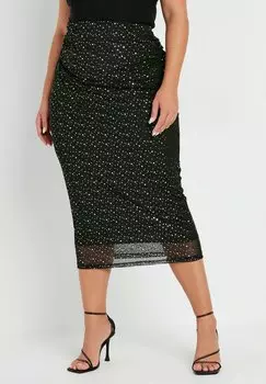 Юбка-карандаш Yours Clothing, антрацит