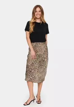 Юбка-карандаш ZACKYSZ Saint Tropez, коричневый