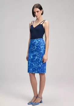 Юбка-карандаш ZIPPERED adL, синий