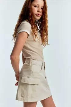 Юбка-Карго H&M, белый