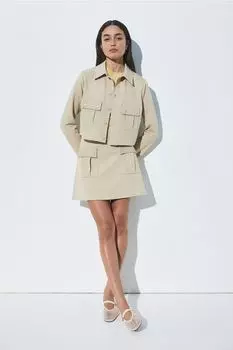 Юбка карго из джерси H&M, бежевый