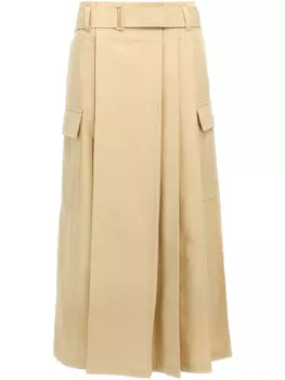 Юбка-карго из хлопка Kenzo, нейтральный