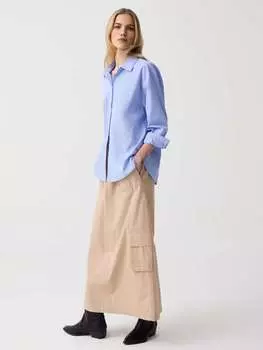 Юбка-Карго из поплина B.Angel, цвет light beige