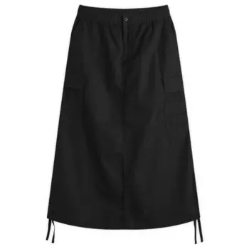 Юбка карго миди Carhartt Wip, черный