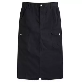 Юбка карго миди из утиного полотна Dickies, черный