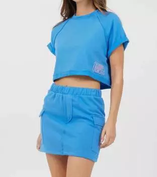 Юбка-карго с капюшоном синего цвета Vintage Havana