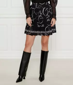 Юбка Karl Lagerfeld, черный