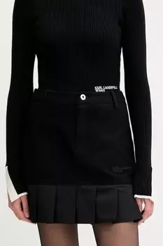 Юбка Karl Lagerfeld Jeans, черный