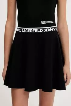 Юбка Karl Lagerfeld Jeans, черный