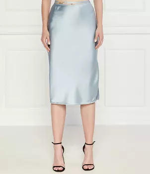 Юбка Karl Lagerfeld karl charm soft skirt, небесно-голубой