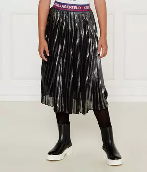 Юбка Karl Lagerfeld Kids, серебряный