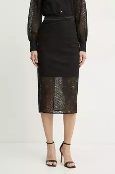 Юбка Карла Лагерфельда Karl Lagerfeld, черный