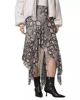 Юбка Кэсси ALLSAINTS, серый