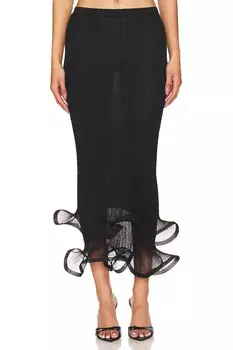 Юбка келсо Simkhai, черный