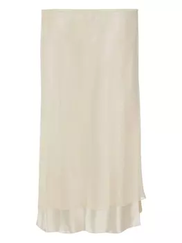 Юбка KHAITE Monina, нейтральный